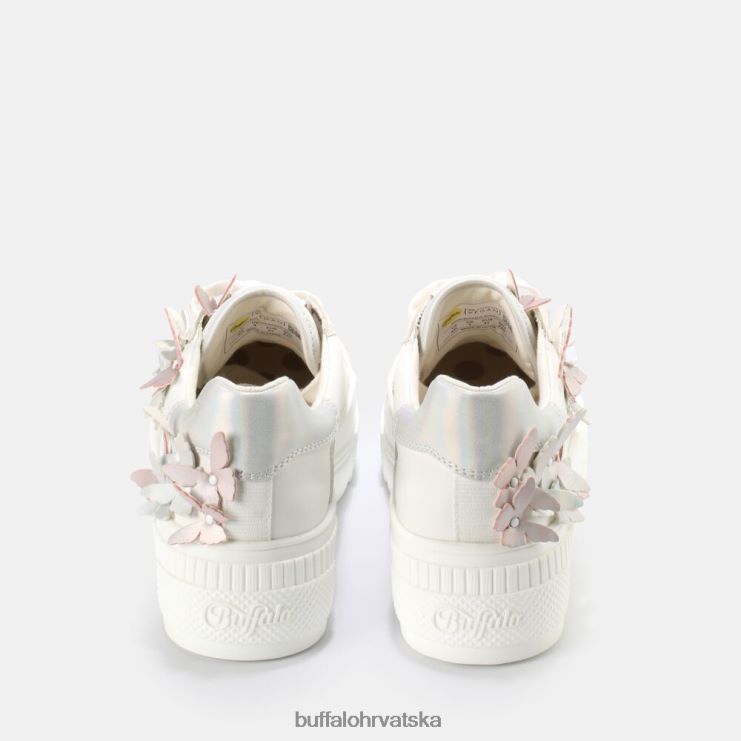 bijela Buffalo paired butterflies sneaker niske veganske |tenisice TDD6T32